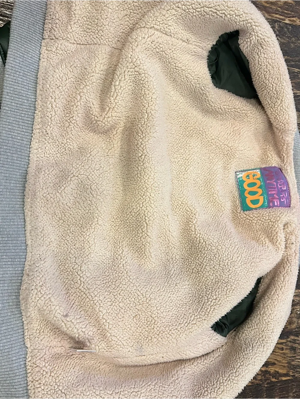 Custo Barcelona Purple Patch Label kids bomber with patch Accents